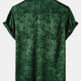 Short-Sleeve Shirt with Jacquard Pocket