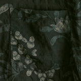 Breathable Vintage Floral Vacation Shirt, Short Sleeves