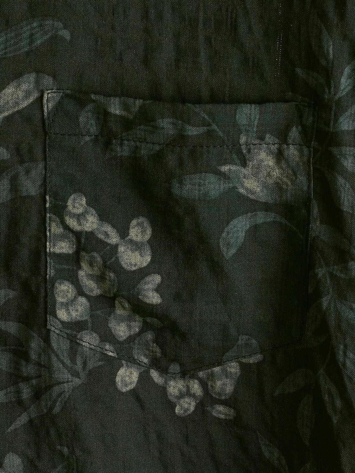 Breathable Vintage Floral Vacation Shirt, Short Sleeves