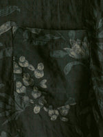 Breathable Vintage Floral Vacation Shirt, Short Sleeves
