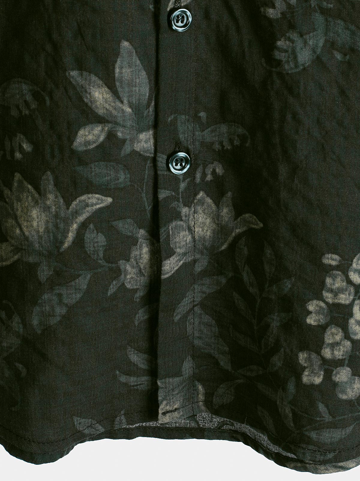 Breathable Vintage Floral Vacation Shirt, Short Sleeves