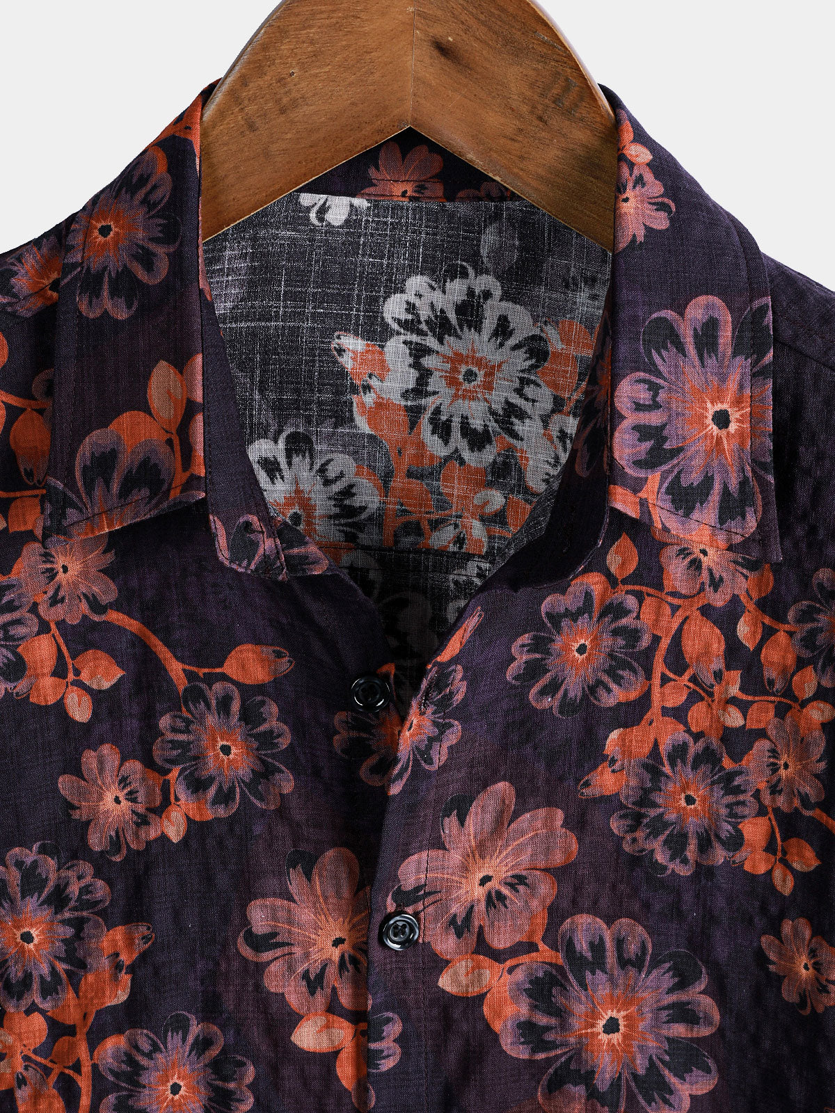 Retro Floral Short-Sleeve Shirt