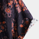 Retro Floral Short-Sleeve Shirt