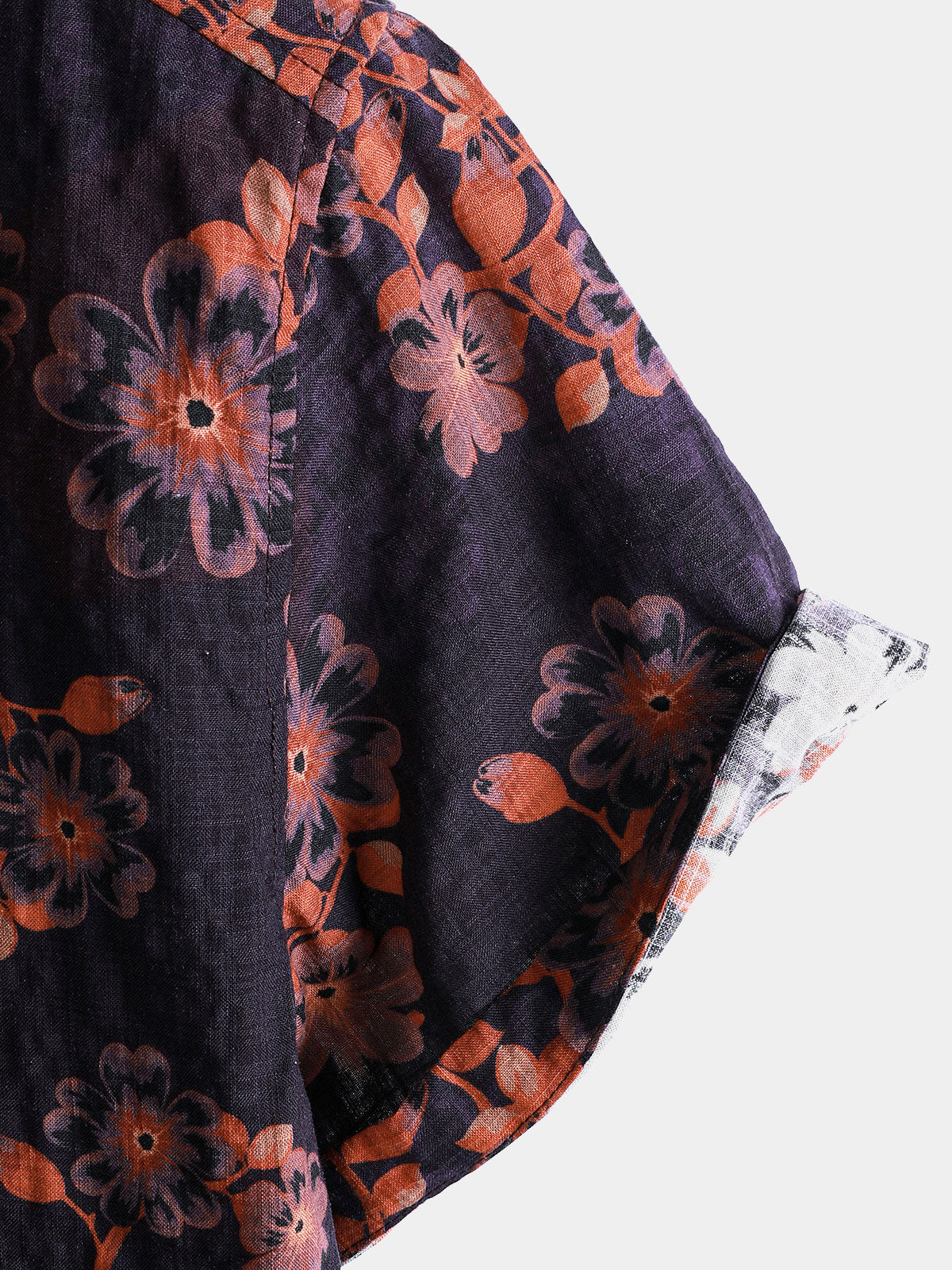 Retro Floral Short-Sleeve Shirt
