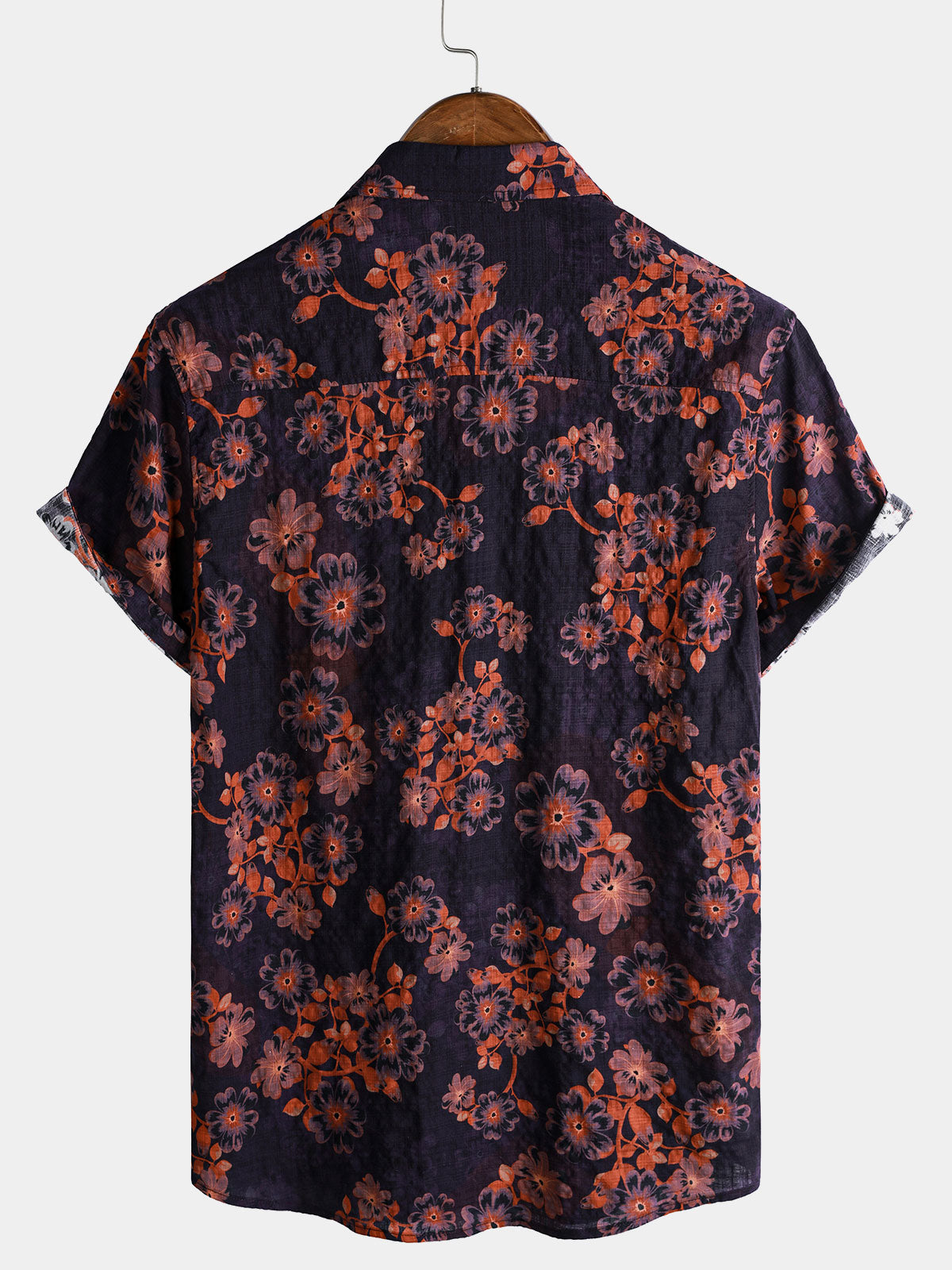 Retro Floral Short-Sleeve Shirt