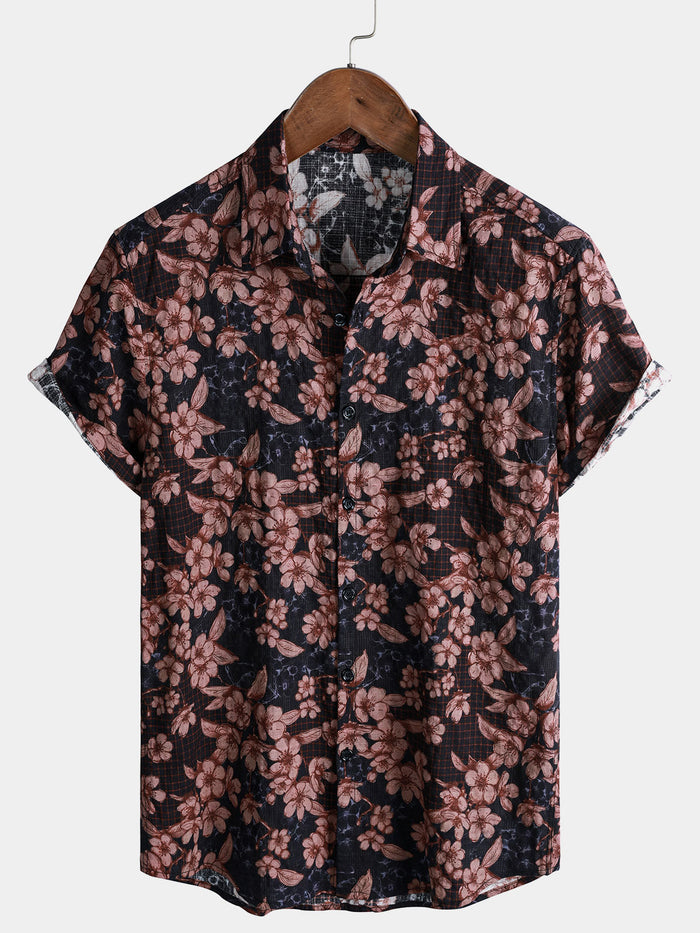 Urban Vintage Botanical Short Sleeve Shirt