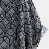 Retro Black Geometric Print Pocket Short Sleeve Shirt