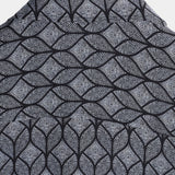Retro Black Geometric Print Pocket Short Sleeve Shirt