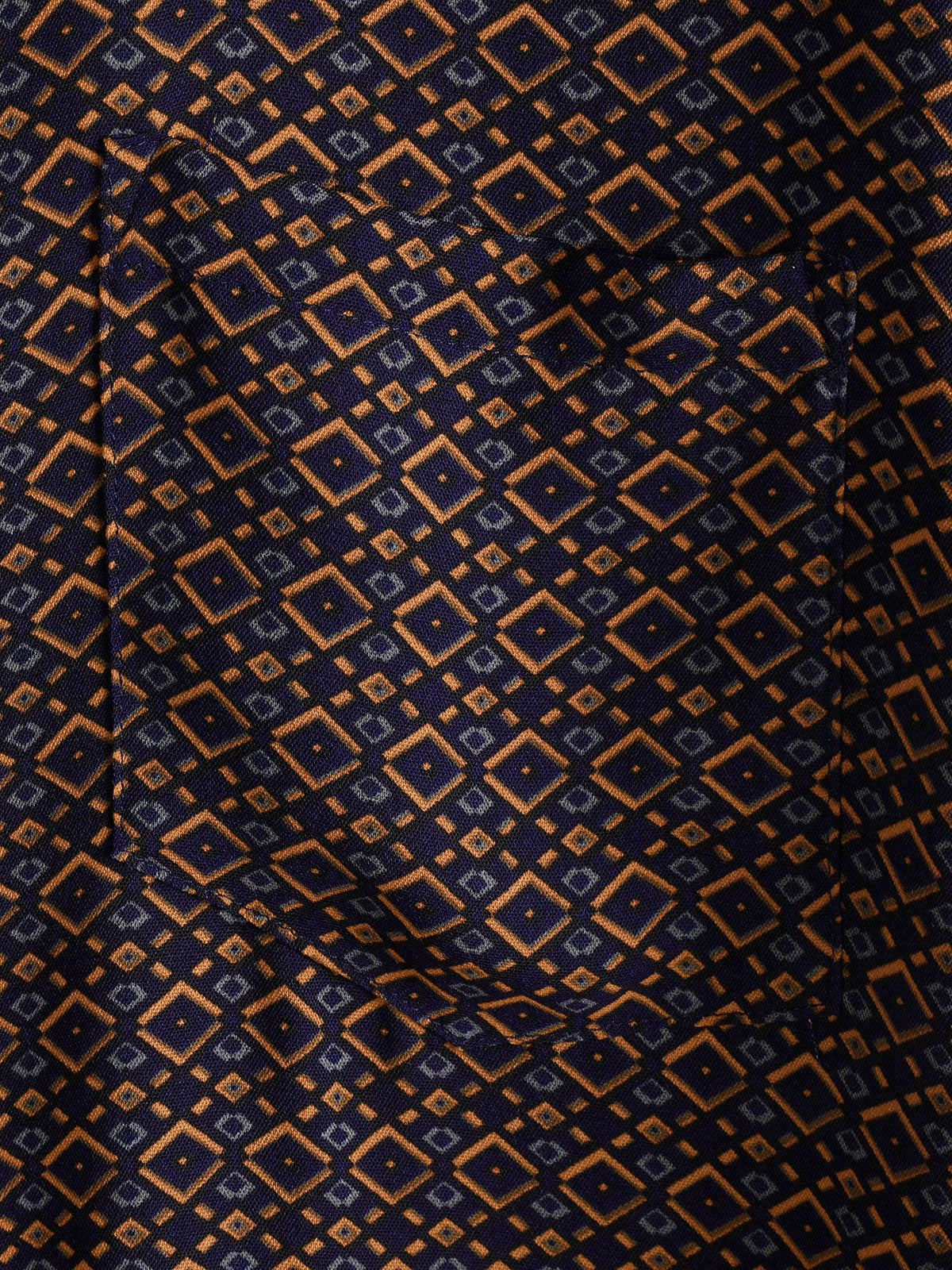 Bohemian Casual Geometric Print Short Sleeve Shirt