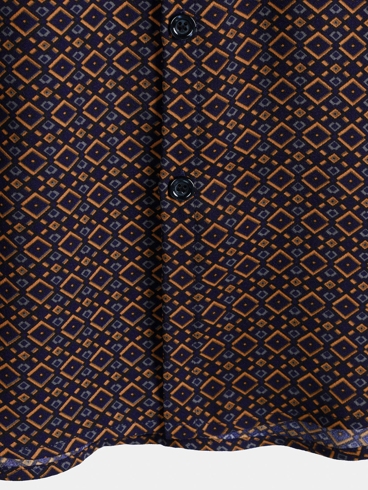 Bohemian Casual Geometric Print Short Sleeve Shirt
