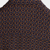 Bohemian Casual Geometric Print Short Sleeve Shirt