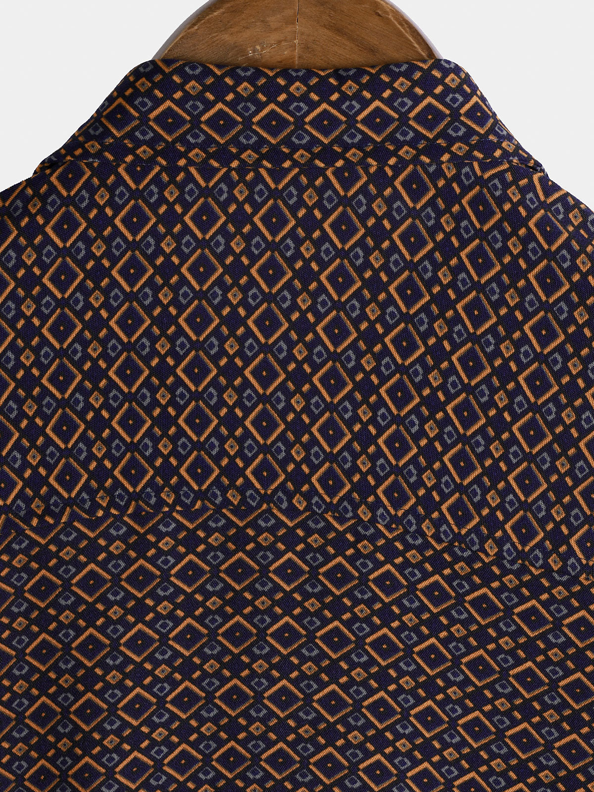 Bohemian Casual Geometric Print Short Sleeve Shirt