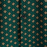 Bohemian Casual Green Diamond Pattern Short Sleeve Shirt