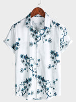 Button-Up Short Sleeve Blossom Summer Shirt