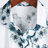 Button-Up Short Sleeve Blossom Summer Shirt