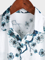 Button-Up Short Sleeve Blossom Summer Shirt