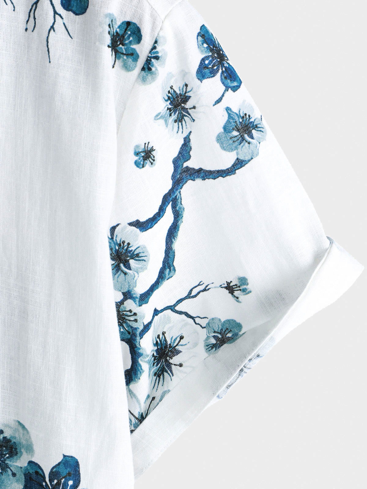 Button-Up Short Sleeve Blossom Summer Shirt