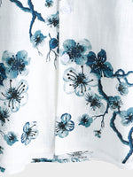 Button-Up Short Sleeve Blossom Summer Shirt