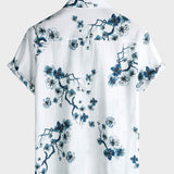 Button-Up Short Sleeve Blossom Summer Shirt