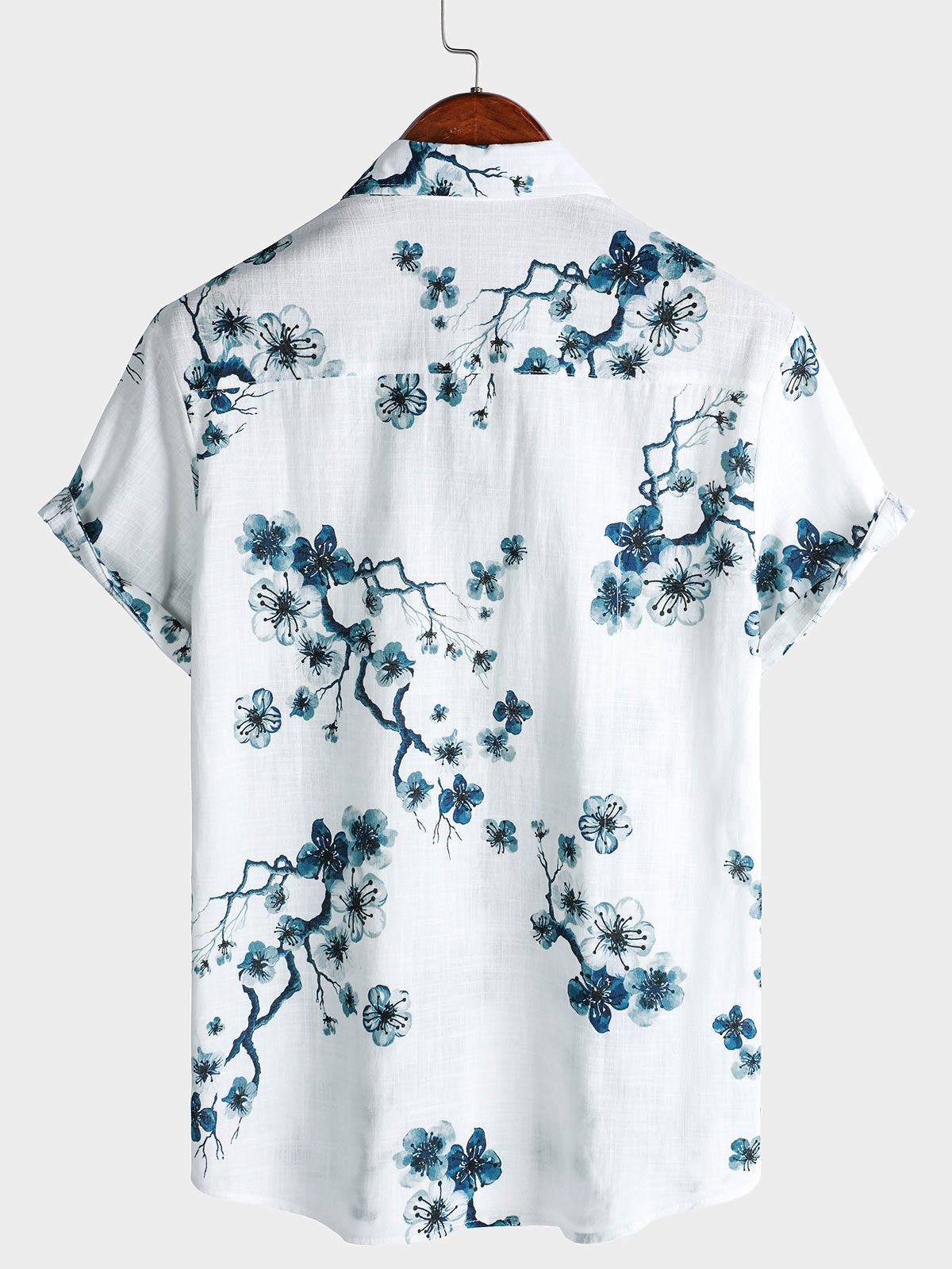 Button-Up Short Sleeve Blossom Summer Shirt