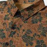 Vintage Khaki Floral Shirt