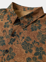 Vintage Khaki Floral Shirt