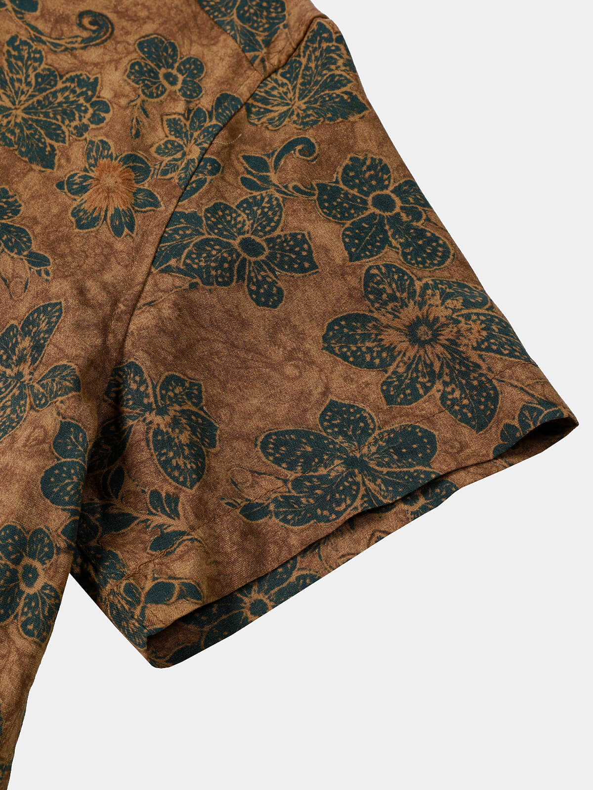 Vintage Khaki Floral Shirt