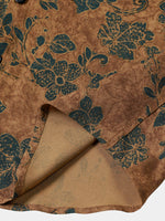 Vintage Khaki Floral Shirt