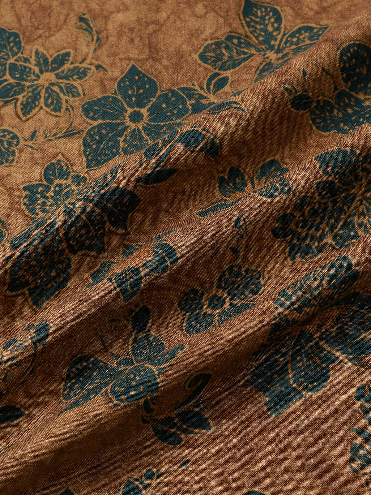 Vintage Khaki Floral Shirt