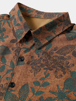 Vintage Floral Short-Sleeve Shirt