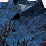 Blue Floral Vintage Shirt
