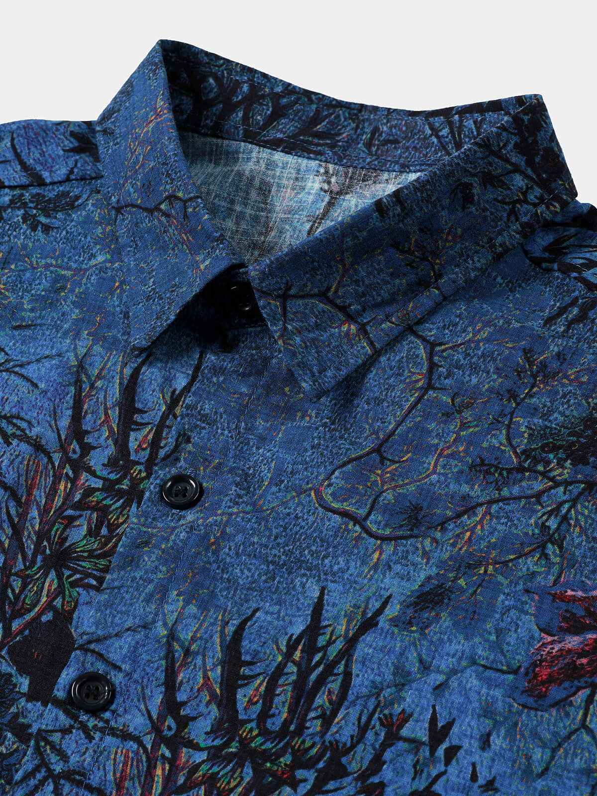 Blue Floral Vintage Shirt