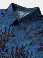 Blue Floral Vintage Shirt
