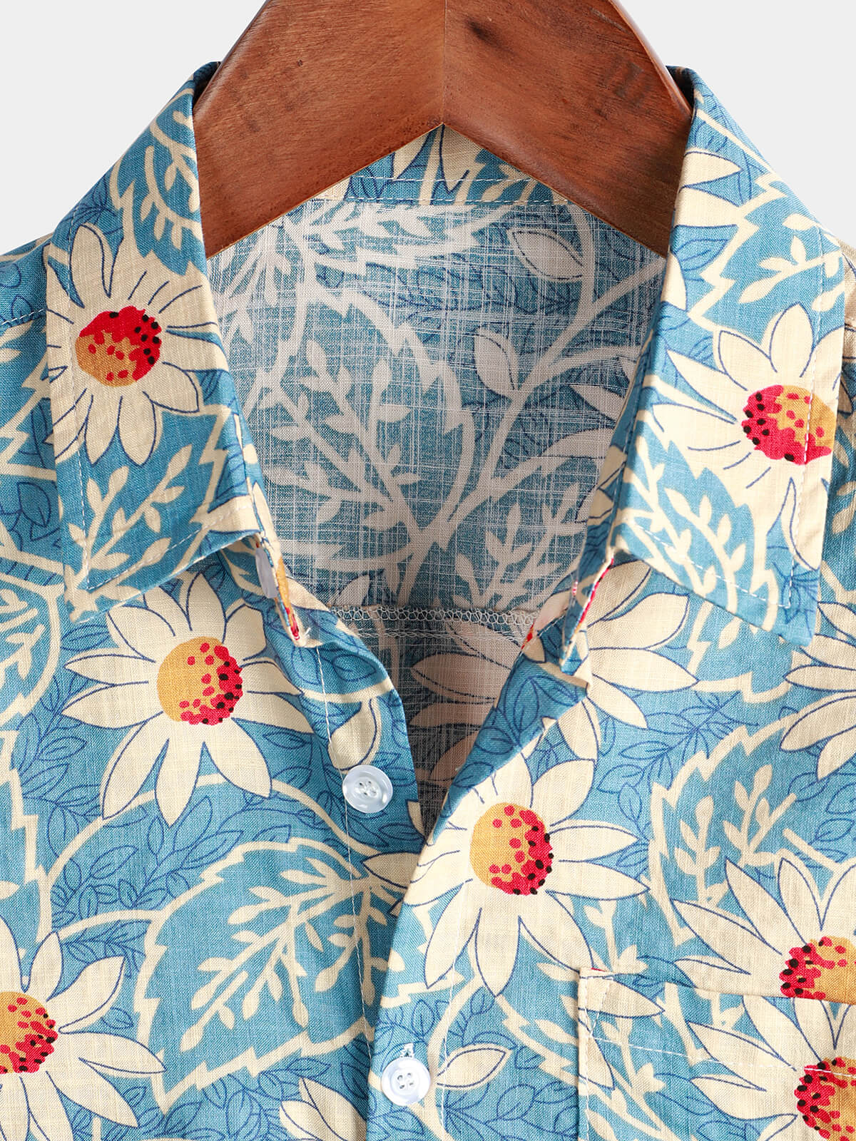 Retro Hawaiian Flower Shirt
