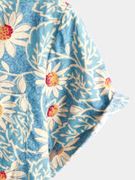 Retro Hawaiian Flower Shirt