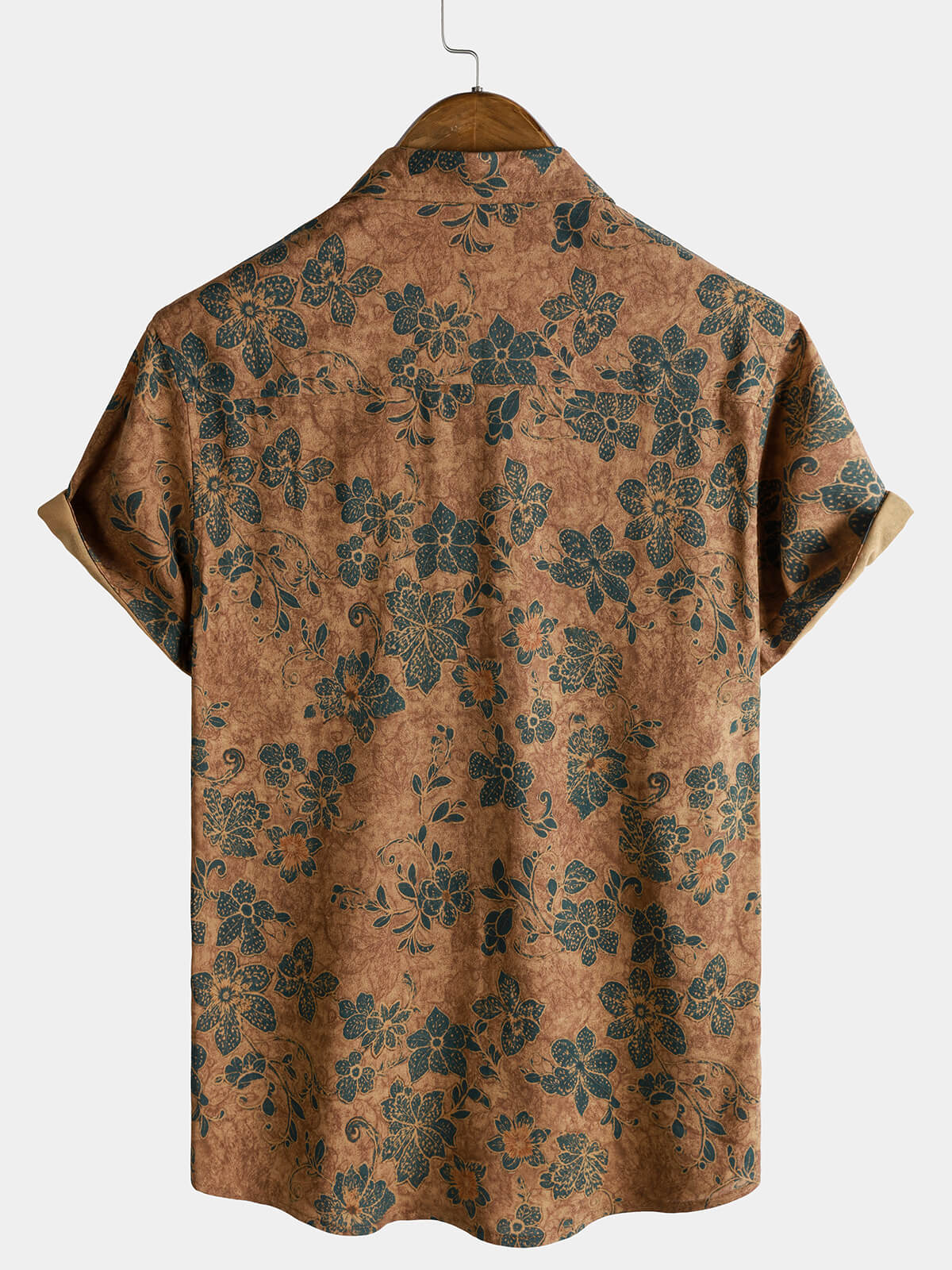 Vintage Khaki Floral Shirt