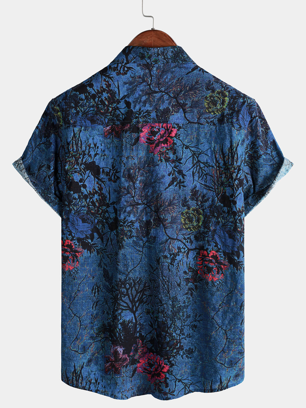 Blue Floral Vintage Shirt
