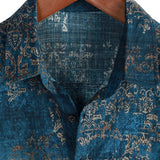 Men's Cotton Shirt with Short Sleeves for Summer