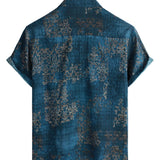Men's Cotton Shirt with Short Sleeves for Summer