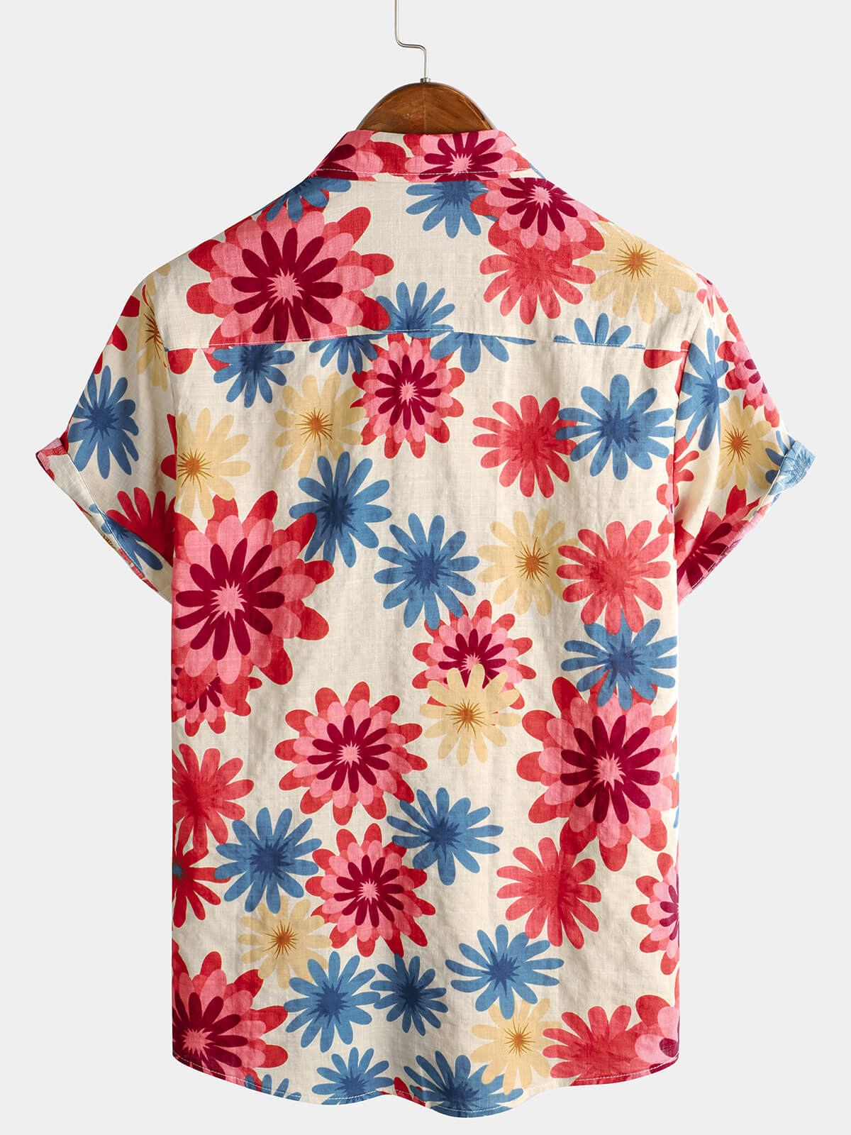 Button-Up Hawaiian Short Sleeve Shirt