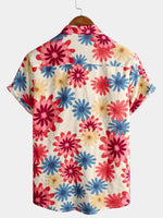 Button-Up Hawaiian Short Sleeve Shirt