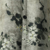 3-Pack | Brown Floral Print Short-Sleeve Breathable Button-Up Shirt