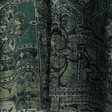 Retro Floral Paisley Print Short-Sleeve Shirt