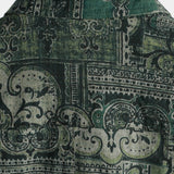 Retro Floral Paisley Print Short-Sleeve Shirt