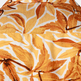 Button-Up Short Sleeve Yellow Tropical Print Shirt with Pocket, Hawaiian Style