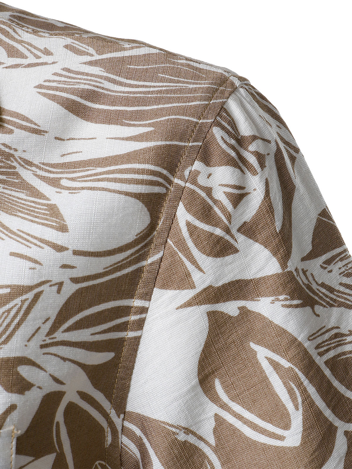 Button-Up Short Sleeve Tropical Print Shirt with Pocket, Holiday Style Cuban Collar