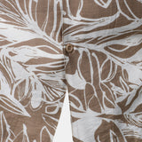 Button-Up Short Sleeve Tropical Print Shirt with Pocket, Holiday Style Cuban Collar