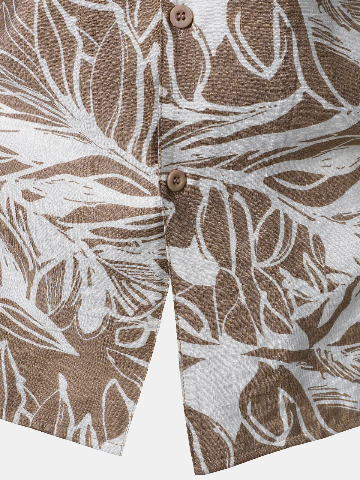 Button-Up Short Sleeve Tropical Print Shirt with Pocket, Holiday Style Cuban Collar
