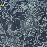Hawaiian Tropical Leaves Pattern Holiday Beach Style Short Sleeve Shirt