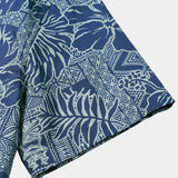 Botanical Tropical Print Breathable Short Sleeve Shirt